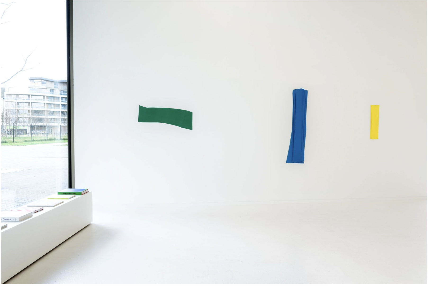 'Talking back to Ellsworth Kelly and Blinky Palermo: Guy Mees' cut-out horizon'