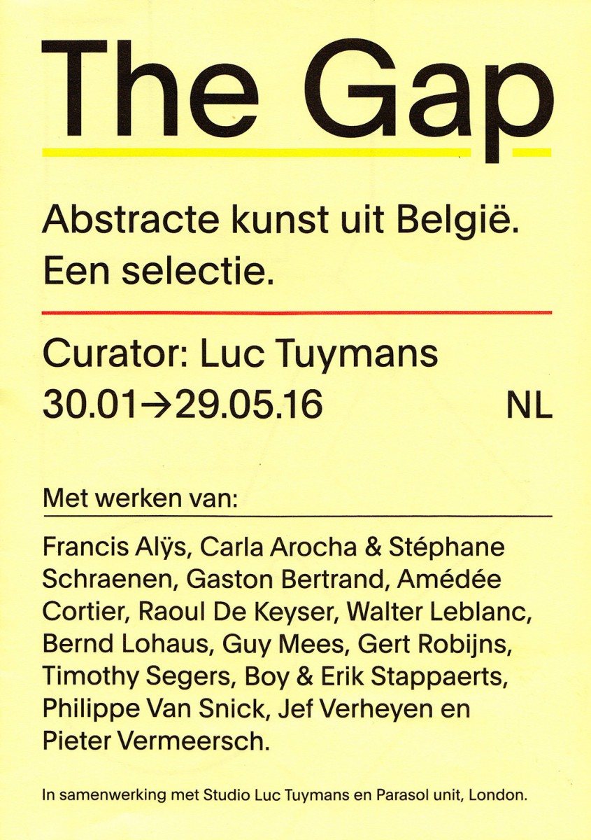 The Gap, Abstracte kunst uit België